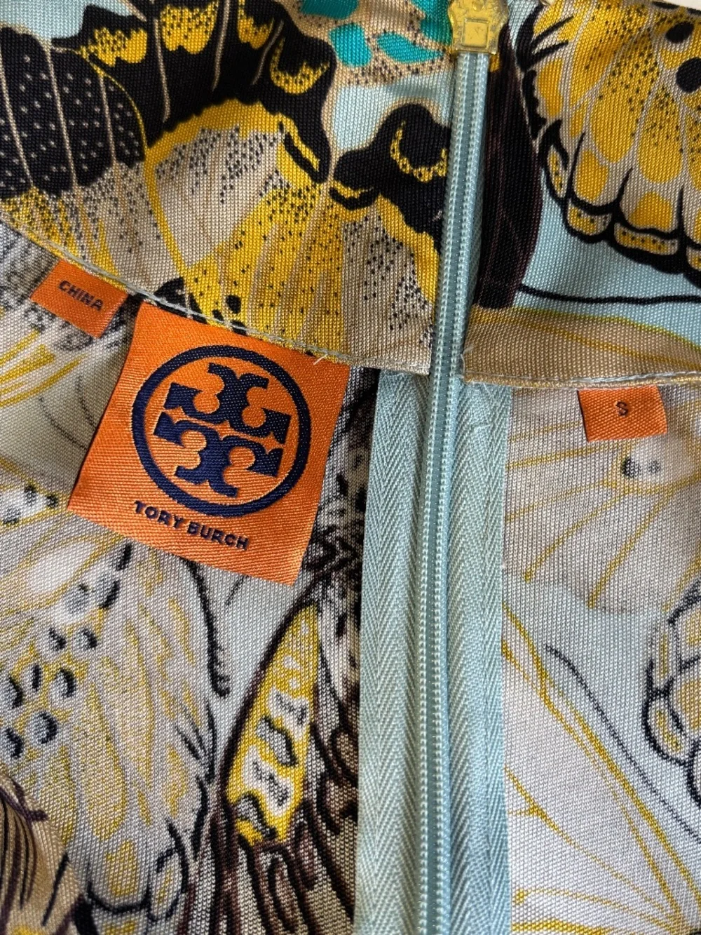 Tory Burch Butterfly Print Sleeveless Sheath Dress Size S